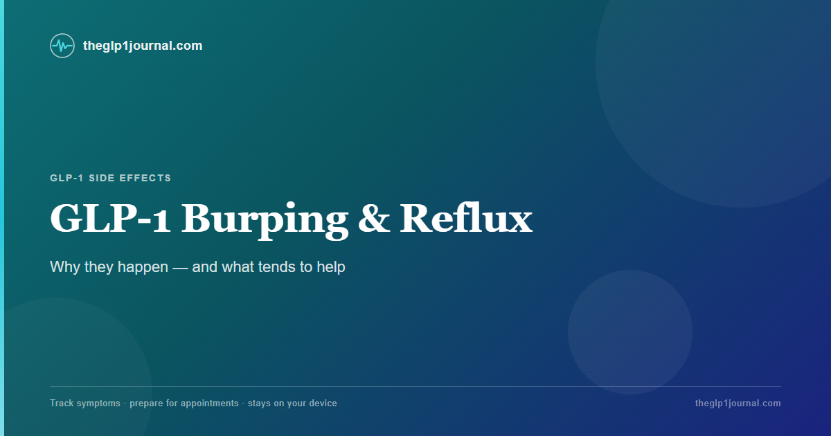 GLP-1 Burping & Reflux: What Helps | GLP-1 Journal GLP-1 Burping & Reflux: What Helps | GLP-1 Journal